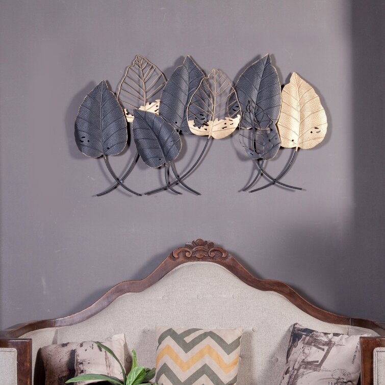 World Menagerie Metal Leaf Wall Décor & Reviews | Wayfair